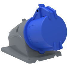 Розетка стаціонарна сси-123 32А-6ч/200-250В 2Р+ре ip44 Magnum, іек [psn11-032-3]