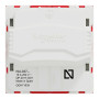 Розетка с з/к и шторками 16А Красный 45х45х40mm PC [NU303703] Unica New Schneider Electric