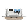 Розетка RJ45+RJ11 6UTP бежевый 73х73х37mm ABS-UV [SDD112468] Sedna Design & Elements Schneider Electric