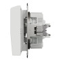 Карточный выключатель механический Asfora 71x71x53mm белый [EPH6270121] Schneider Electric