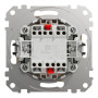 Двухклавишный переключатель бежевый [SDD112108] ABS-UV Sedna Design&Element Шнейдер Электрик