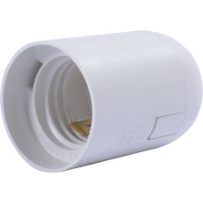 Патрон E27 58х37mm пластик белый [s9100017] e.lamp socket.E27.pl.white E.NEXT