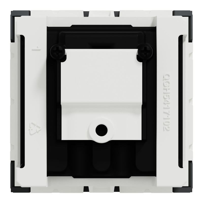 Розетка TV R Черный 45х45х28mm ABS-UV [NU345154] Unica New Schneider Electric