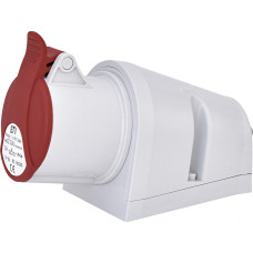 Силовая розетка 3P+PE 32А 400В встраиваемая IP44 красная [4482038] EZ-3243 ETI