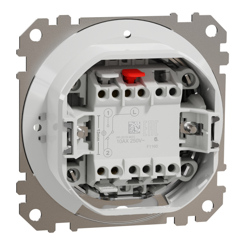 Одноклавишный переключатель IP44 белый [SDD211106] ABS-UV Sedna Design&Element Шнейдер Электрик