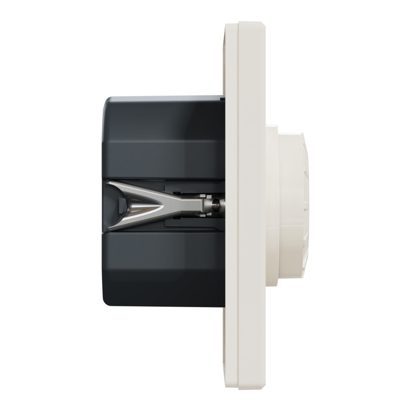Возвратный LED диммер RC 3-370Вт ASFORA 83x83x47mm кремовый [EPH6800123] Schneider Electric