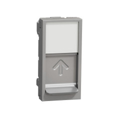 Центральна плата RJ45 Keystone/Systimax 1 модуль алюминий [NU946030] Unica New Шнейдер Электрик