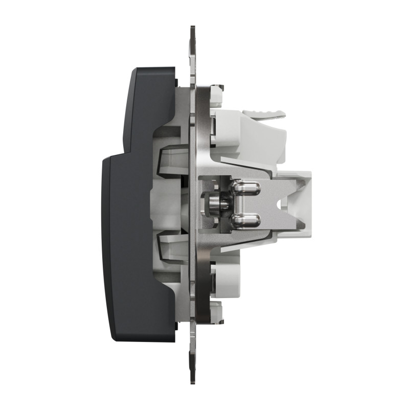 Картковий вимикач 10А Чорний 73х73х45mm ABS-UV [SDD114121] Sedna Design & Elements Schneider Electric