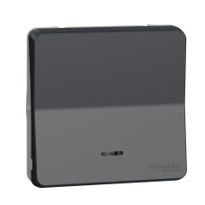 Механизм переключателя с подсветкой IP55 черный [MUR35025] ABS Mureva Styl Schneider Electric