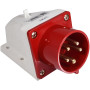 Силовая вилка 3P+N+PE 16А 400В стационарная IP44 красная [A0080060003] ВС (515) АСКО