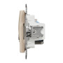 Розетка RJ45 кат.6 UTP -TV бежевая [SDD112469T] ABS-UV Sedna Design&Element Шнейдер Электрик