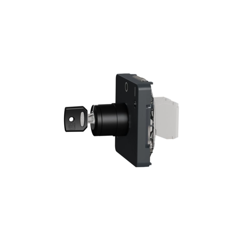 Механизм выключателя с ключом на 2 положения IP55 черный [MUR35062] ABS Mureva Styl Schneider Electric