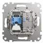 Розетка RJ45 кат.6 UTP -TV бежевая [SDD112469T] ABS-UV Sedna Design&Element Шнейдер Электрик