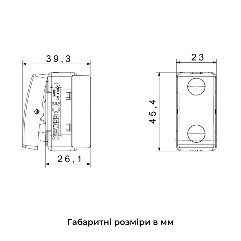 Выключатель проходной одноклавишный 1 модуль System технополимер белый [GW20576] Gewiss