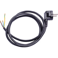 Кабель с вилкой 3x0,75мм.кв 1,2м с заземлением черный [l020012] E.NEXT e.wire.plug.black.0,75
