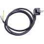 Кабель з вилкою 3x0,75мм.кв 1,2м з заземленням чорний [l020012] E.NEXT e.wire.plug.black.0,75