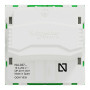 Розетка с з/к и шторками 16А Зеленый 45х45х40mm PC [NU303706] Unica New Schneider Electric