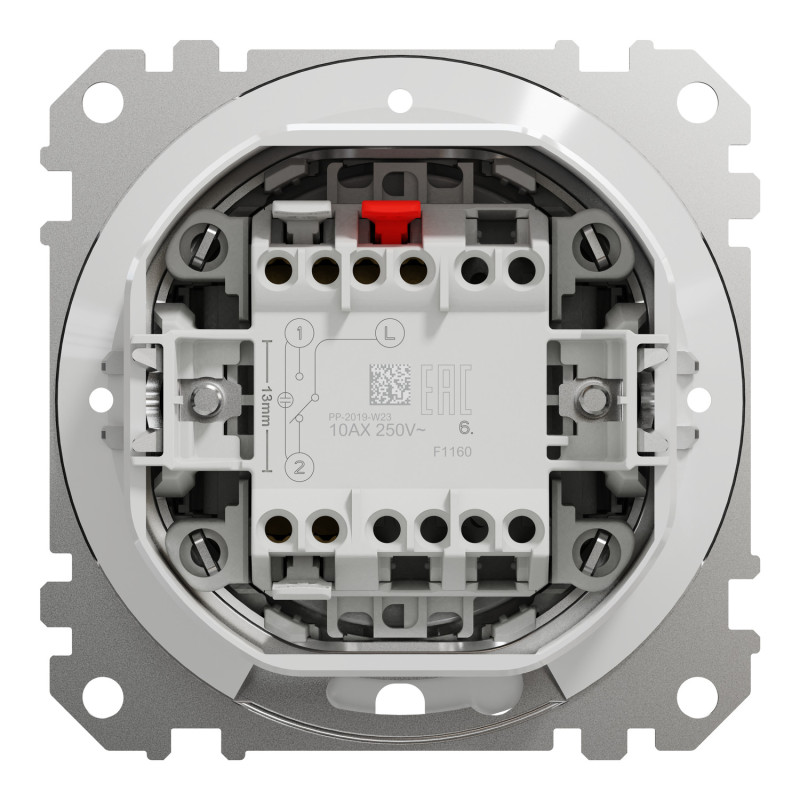 Одноклавишный переключатель IP44 белый [SDD211106] ABS-UV Sedna Design&Element Шнейдер Электрик