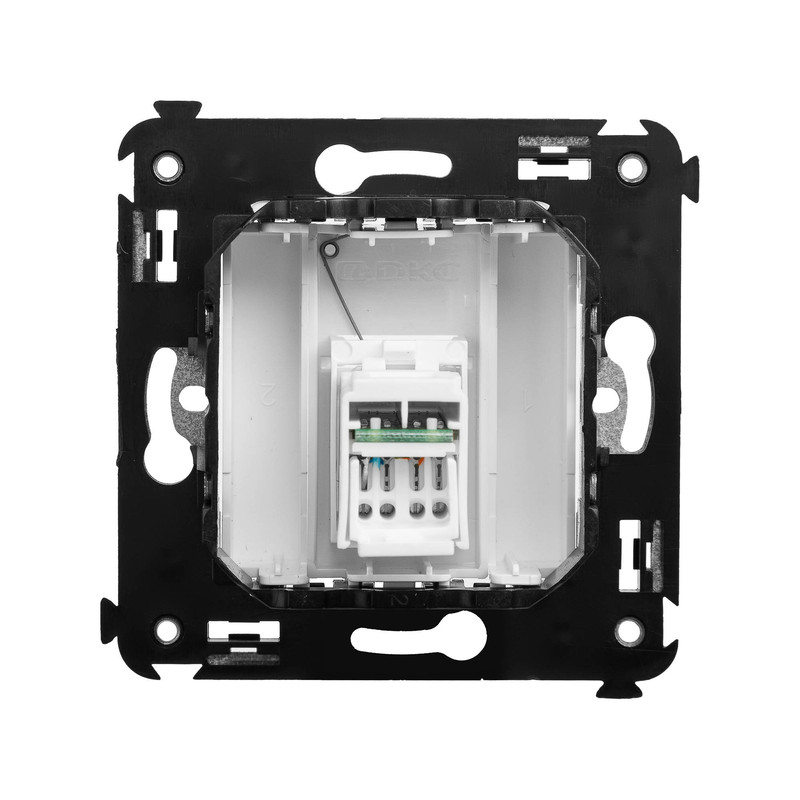 Розетка комп'ютерна RJ45 категорія 5е білий [4400463] ДКС Avanti