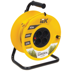 Удлинитель на катушке 40м 4 гнезда 2Р IP20 [WKP23-10-04-40] Garden УЕК