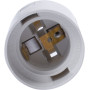 Патрон E27 58х37mm пластик білий [s9100017] e.lamp socket.E27.pl.white E.NEXT