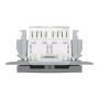 Розетка комп'ютерна RJ45 UTP кат.5Е Asfora сталь ABS [EPH4400162] Шнейдер Електрік