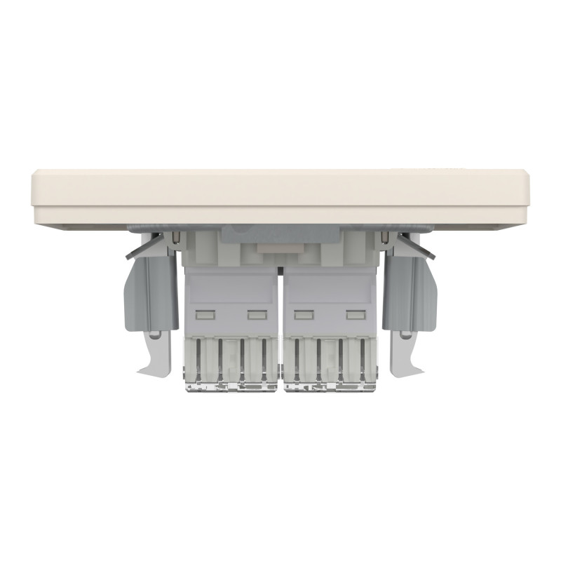 Розетка компьютерная с рамкой RJ45 UTP кат.6 Asfora слоновая кость ABS [EPH4800123] Шнейдер Электрик