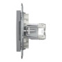 Розетка комп'ютерна RJ45 UTP кат.5Е Asfora сталь ABS [EPH4400162] Шнейдер Електрік