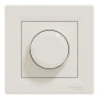 Возвратный LED диммер RC 3-370Вт ASFORA 83x83x47mm кремовый [EPH6800123] Schneider Electric