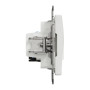 Розетка RJ45+RJ11 6UTP белый 73х73х37mm ABS-UV [SDD111468] Sedna Design & Elements Schneider Electric