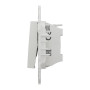 Выключатель 2-клавишный Белый 74.5х74.5х34.25mm PC [NU521118] Unica New Schneider Electric