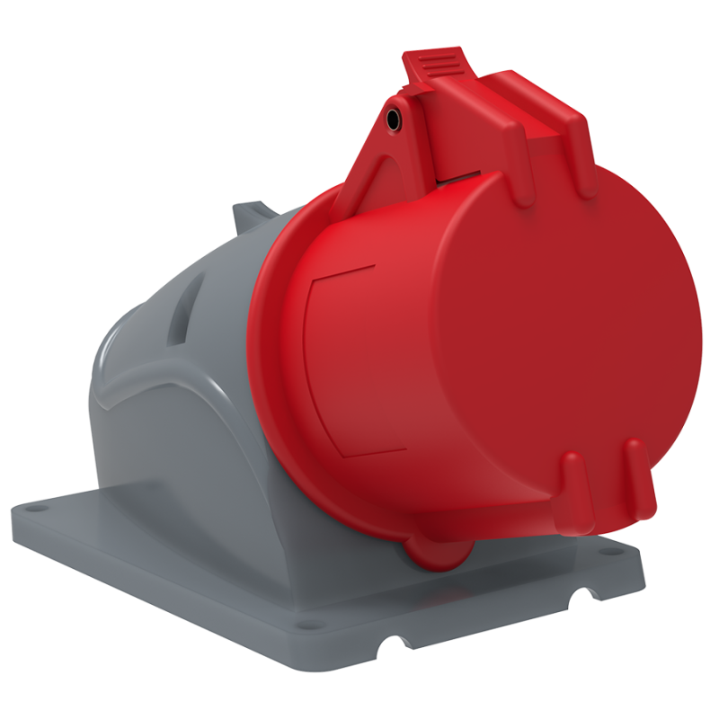 Розетка стаціонарна сси-124 32А-6ч/380-415В 3Р+ре ip44 Magnum, іек [psn12-032-4]