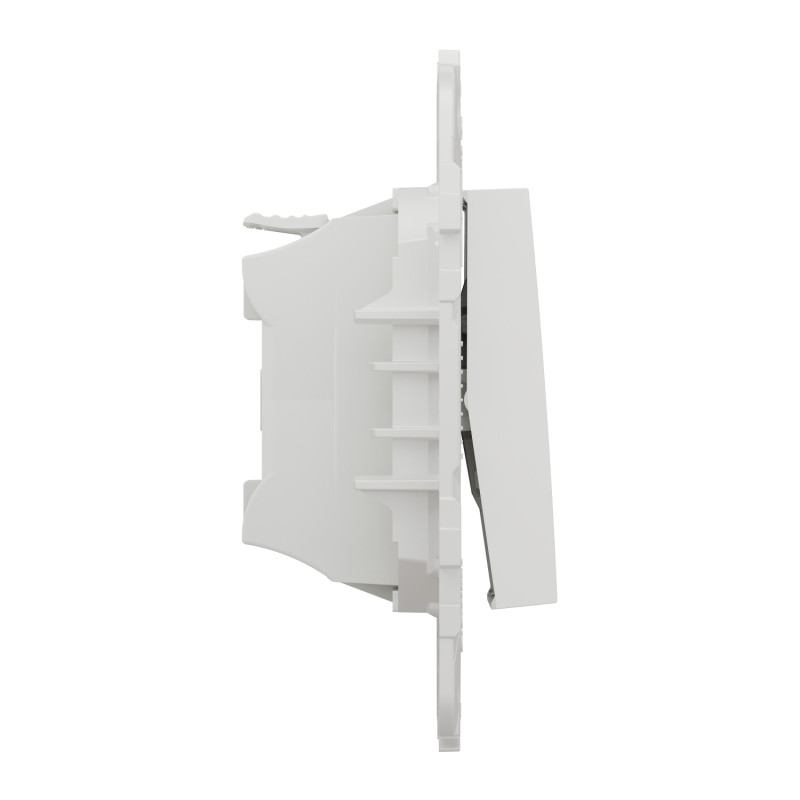 Выключатель 2-клавишный Белый 74.5х74.5х34.25mm PC [NU521118] Unica New Schneider Electric