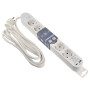 Сетевой фильтр-удлинитель 6 гнезд 3м с з/к USB+Type C с выключателем [ECO019001011] Ornat АСКО