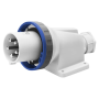 Силовая вилка 2P+E 63А 230В стационарная IP67 синяя [GW61448] IEC 309 HP GEWISS