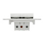 Выключатель 2-клавишный Белый 74.5х74.5х34.25mm PC [NU521118] Unica New Schneider Electric