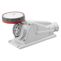 Силовая розетка 3P+N+E 63А 400В стационарная IP67 красная [GW63527] IEC 309 HP GEWISS