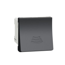 Зуммер 2 модуля антр. Черный 45х45х50mm ABS-UV [NU378554] Unica New Schneider Electric