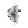 Розетка R/TV/SAT конечная 4дБ алюминий 73х73х41mm ABS-UV [SDD113481] Sedna Design & Elements Schneider Electric