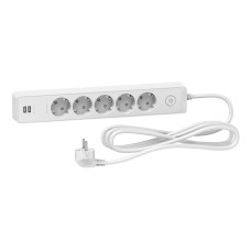 Удлинитель 3м с з/к 5 гнезд [ST945U3W] UNICA EXTEND Schneider Electric