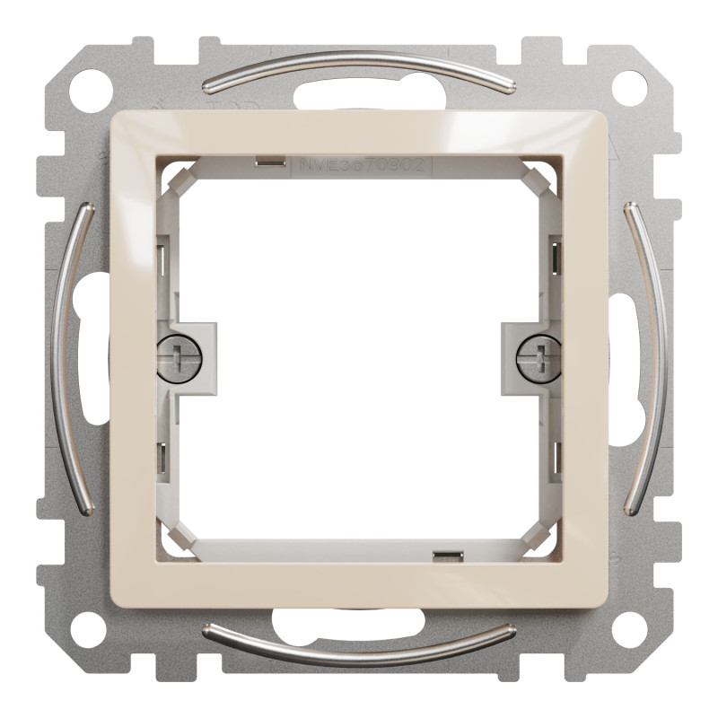 Адаптор 45х45 для Unica New бежевый 42х73х73mm ABS-UV [SDD112905] Sedna Design & Elements Schneider Electric