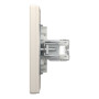 Розетка компьютерная с рамкой RJ45 UTP кат.6 Asfora слоновая кость ABS [EPH4800123] Шнейдер Электрик