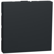 Заглушка 45х45 антрацит [NU986654] Unica New Шнейдер Электрик