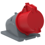 Розетка стаціонарна сси-124 32А-6ч/380-415В 3Р+ре ip44 Magnum, іек [psn12-032-4]