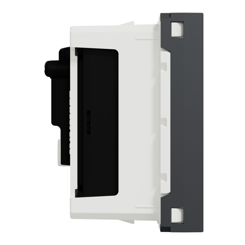 Розетка TV R Черный 45х45х28mm ABS-UV [NU345154] Unica New Schneider Electric