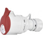 Силовая розетка 3P+N+PE 32А 400В переносная IP44 красная [4482005] ES-3253 ETI