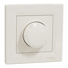 Возвратный LED диммер RC 3-370Вт ASFORA 83x83x47mm кремовый [EPH6800123] Schneider Electric