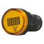 Вольтметр цифровий 5-30V DC жовтий [A0190010013] AD22-22DVM АСКО