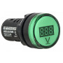 Вольтметр цифровий 5-30V DC зелений [A0190010014] AD22-22DVM АСКО