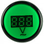 Вольтметр цифровий 80-500V AC зелений [A0190010011] AD22-22DVM АСКО